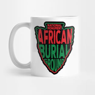 African Burial Ground National Monument name arrowhead Mug